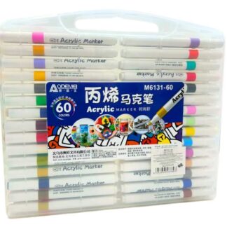 Набір маркерів 60 кол. "AODEMEI" /M6131-60/ "Art" акрил, пласт.контейнер (1/6/24)