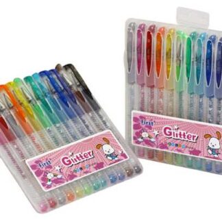 Набір гелевих ручок з блиском /GB-205-12/251/ 12 кол., 1мм, (1/20/120)