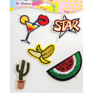 Набір термонаклейок "YES" /554330/ "Fashion peep" кавун, банан (1/10/200)