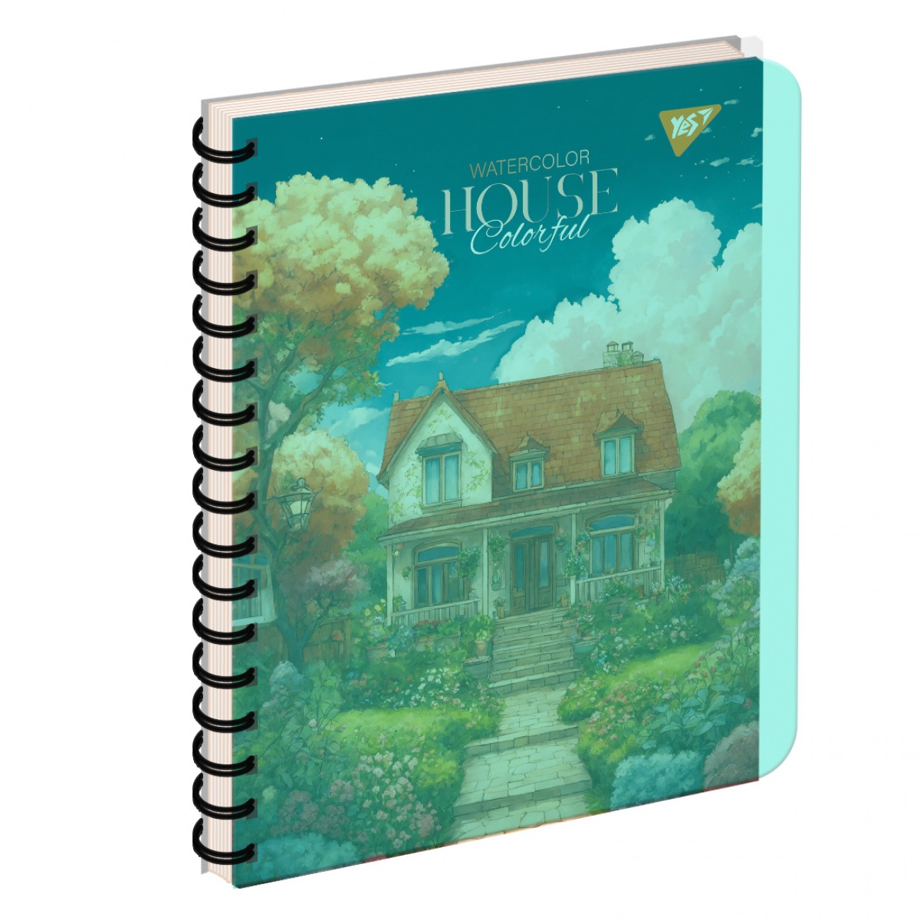 Блокнот "YES" А5/144 4в1 /681971/ "Watercolor", пластик обкл., з розділ. (3/30)