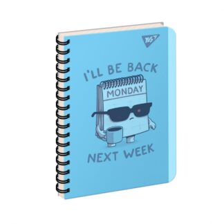 Блокнот "YES" В6/144  4в1 /681991/ "I`ll be back", пластик обкл., з розділ. (3/30)