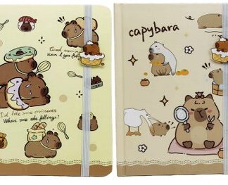 Блокнот А5/80арк. /1082/ # == на гумці  "Капібара", мікс