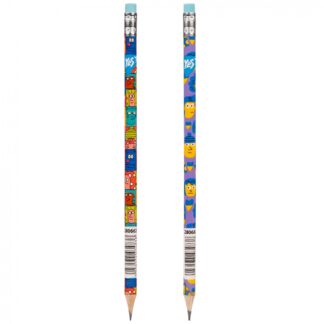 Олівець пр."Yes" /280662/ "Stand with Ukraine" з гумкою круглий 36шт/туба, мікс (36/540/2160)