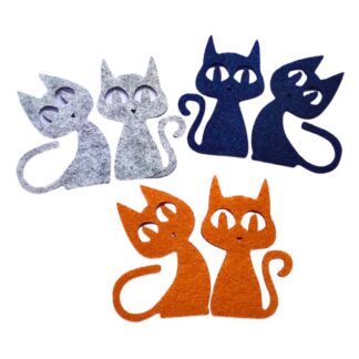 Набір фетрових заготовок "Діамантові ручки" /120735/ "Грайливе кошеня", 7 см,30 шт в упак.