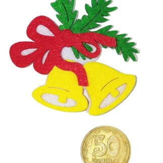 Набір фетрових заготовок "Діамантові ручки" /120774/ "Дзвоники з гілочкою", 5 см, 30 шт в упак.