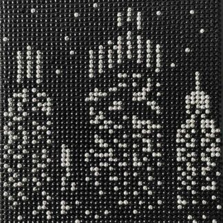 Набір для творчості зі стразами (наліпка) "Go to art" /178043/ "Вогні міста" 19*14 см (1/5)