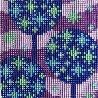 Набір для творчості зі стразами (наліпка) "Go to art" /178045/ "Чарівні кульбабки" 19*14 см (1/5)