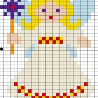 Набір для творчості зі стразами (наліпка) "Go to art" /189195/ "Янгол" 10*11 см (1/5)