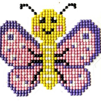 Набір для творчості зі стразами (наліпка) "Go to art" /189400/ "Весняний метелик" 11*9 см (1/5)