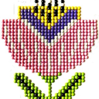 Набір для творчості зі стразами (наліпка) "Go to art" /189404/ "Весняна квітка" 9*9 см (1/5)