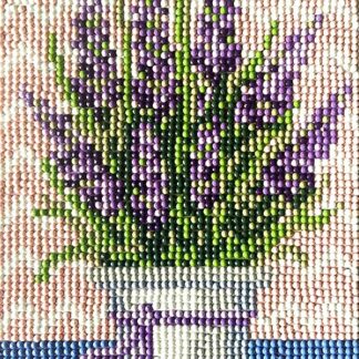 Набір для творчості зі стразами (наліпка) "Go to art" /189410/ "Лаванда" 14*19 см (1/5)