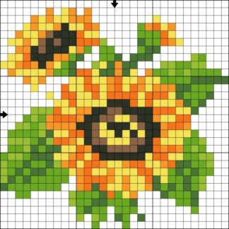 Набір для творчості зі стразами (наліпка) "Go to art" /188089/ "Соняшник" 9*9 см (1/5)