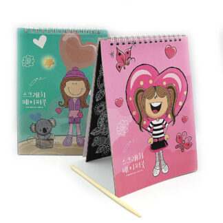 Блокнот для гравюр 14*20/10арк "JO" /20-8805-WH/  "Kids", спіраль (1/20)