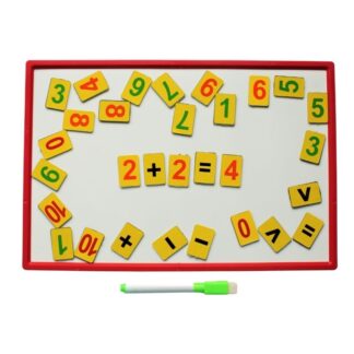 Дошка магнітна 308*207мм "Irbis" /771/ 2-стор., +набір магн. цифри, маркер (1/28)