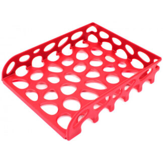 Лоток для паперу горизонтальний "TASCOM" /Л-20605/ червоний (1/10)