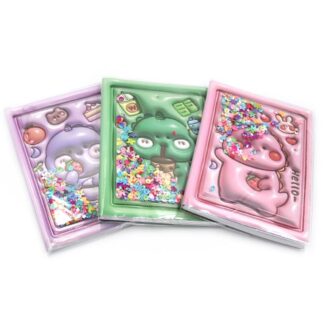 Блокнот А5/80арк. "JO" /DSCN0581/ з паєтками "Fun", мікс (1/20)