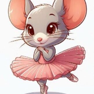 Набір для творчості зі стразами (наліпка) "Go to art" /177267/ "Анжеліна-балерина" 11*10см