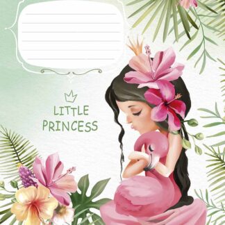 Зошит уч. "Школярик" 12арк.== /2977L/ "Little Princess" Глітер (дівчинка) (30/300)