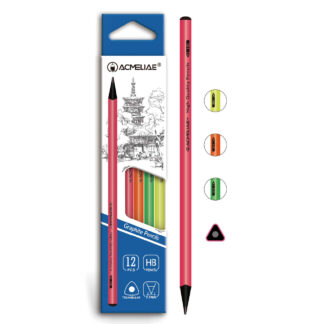 Олівець ч/г "Acmeliae" /43515/ "Неон" круглий НВ (12/144)