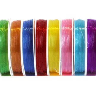 Волосінь-гумка кольорова "WB" /1951/ 0,5мм, 11,88 м, 10 шт/уп (ціна за 10шт) (1/150)