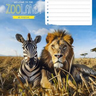 Зошит уч. "Школярик" 18арк.== /3472L/ "Zooland" ВД-лак (нейт) (25/250)