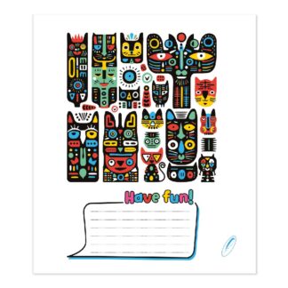 Зошит уч. "Пір'ячко" 24арк.== /ТВ-309/  №0093 Кумеднi дудли, офсетний папір 50-53 г/м2 (20/400)