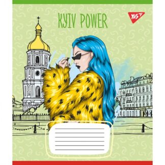 Зошит уч. "YES" 18арк.# /766586/ "Pretty women" (25/400)