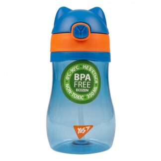 Пляшка для води "YES" /708172/ "Fusion" 350 мл, блакитна (1/48)