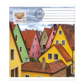 Зошит уч. "Gold Brisk" 60арк.== /ТВ-44/ №3533 Навколо свiту, 60г/м2, УФ-лак (15/180)