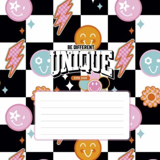Зошит уч. "Школярик" 24арк.# /3527K/ "I'm unique" глітер (дівчинка) (25/200)