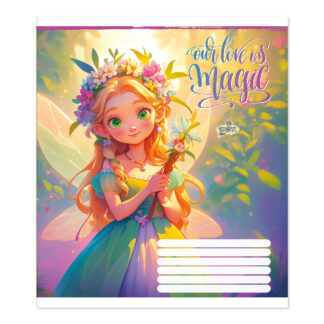 Зошит уч. "Бріск" 12арк.== /ТВ-107/ №2643 Квiткова фея (25/500)