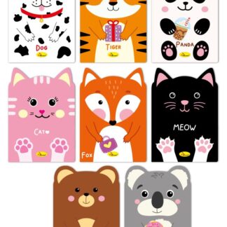 Блокнот В6/24 "Апельсин" /АП-1803/ ламінація SOFT TOUCH, скоба, 80г/м2, мікс (16)