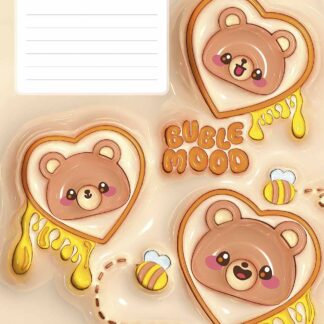 Зошит уч. "Школярик" 12арк.# /3544K/  ВД-лак (дівчинка) (30/300)