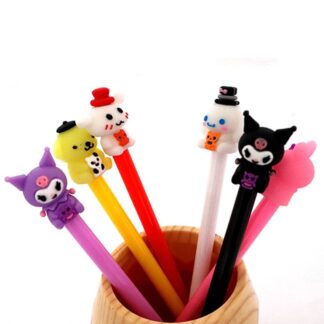 Ручка гелева /020131/ 73-6, синя, 0,5мм, Тваринки Kuromi Куромі (12/144/1728)