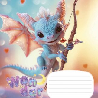 Зошит уч. "Star" 12арк.# /3414K/ "Wonderful" ВД-лак (дівчинка) (30/360)