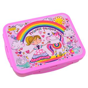 Контейнер для їжі "YES" /706916/ "Rachel Unicorn Єдиноріг" 1000 мл, з ложкою та виделкою (1/48)