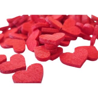 Набір фетрових заготовок "Діамантові ручки" /120625/ "Сердечко", 2 см/3мм, 100 шт в упак.