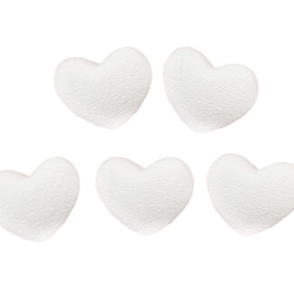 Заготовка з пінопласту "Rosa" /117/ Серце 5шт, 6*3см