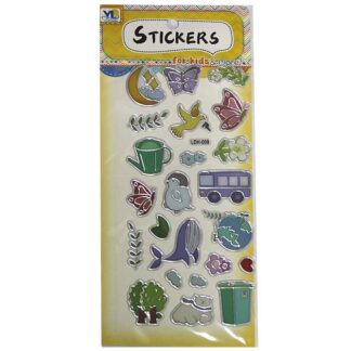 Наліпка пласт "WB" /LDH-009/ рельєфна з фольгою 10,5*23,5см. Весна (20)