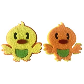 Набір фетрових заготовок "Діамантові ручки" /120638/ "Курча", 7 см, 10 шт в упак