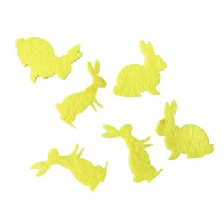 Набір фетрових заготовок "Діамантові ручки" /120617/ "Кролики", 5 см, 30 шт в упак