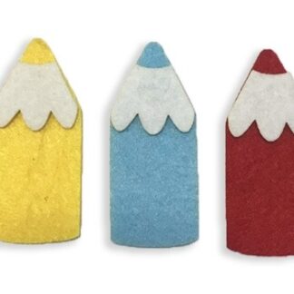 Набір фетрових заготовок "Діамантові ручки" /120502/ "Кольорові олівці", 6 см, 50 шт в упак, МІКС