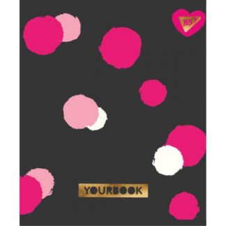 Зошит уч. "YES" 48арк.# /764353/ "ART WAVE" мат. ВДЛ+ Пантон 806С+фольга золото+софт-тач (5/100)