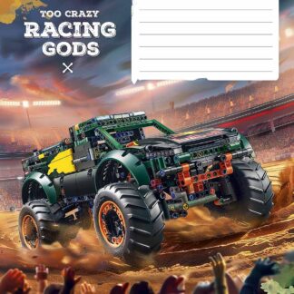 Зошит уч. "Школярик" 12арк.# /3469K/ "Racing gods" ВД лак (хлопчик) (30/300)