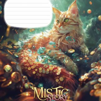 Зошит уч. "Школярик" 24арк.# /3441K/ "Mistic story"глітер (дівчинка) (25/200)