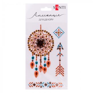 Набір для творчості "Santi" /742987/ "Amulet", аплікація  зі страз самоклеючих, 9,5х15,5см (1/10/600)