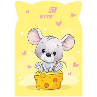 Блокнот В6/48арк. "Kite" /K25-461-4/ м'яка обкл. Cheese Mouse (1/50)