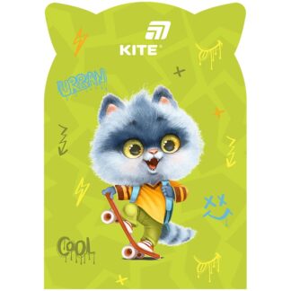 Блокнот В6/48арк. "Kite" /K25-461-1/ м'яка обкл. Skate cat (1/50)