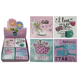 Блокнот 8*8см/70арк. /BT-042/ "Жіночий" (1/12)