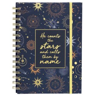 Блокнот А5/100арк. "WB" /5236/ на спіралі, на гумці, обкл. з фольгою 70гр. (1/12)